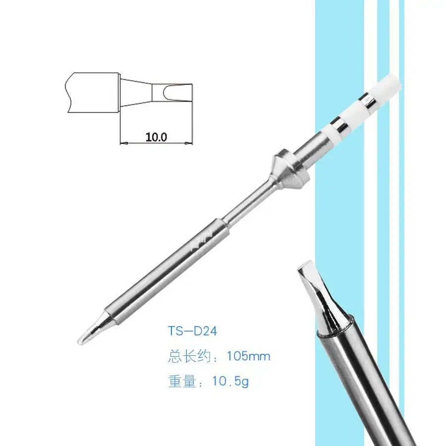 1pc TS101/TS100 Soldering Iron tips Replacement Various models of Tip Electric Soldering Iron Tip K KU I D24 BC2 C4 C1 JL02