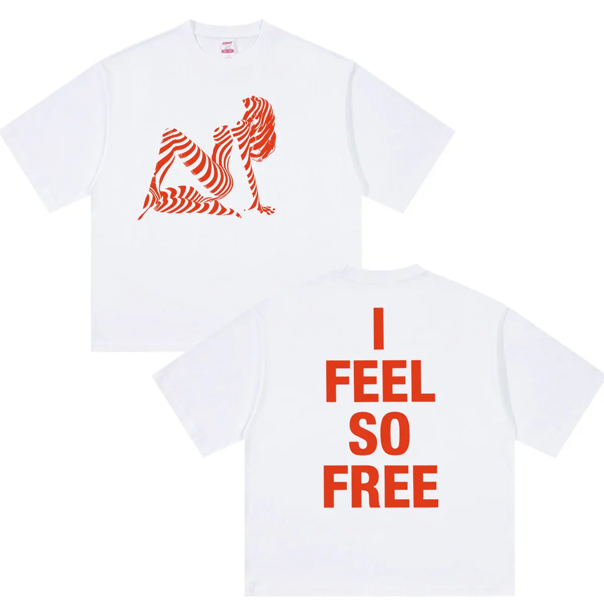 Madonna I Feel So Free Album 2026 Graphic T Shirts Men Women Pop Fashion Oversized Cotton T-shirt Retro Harajuku Clothing Tshirt