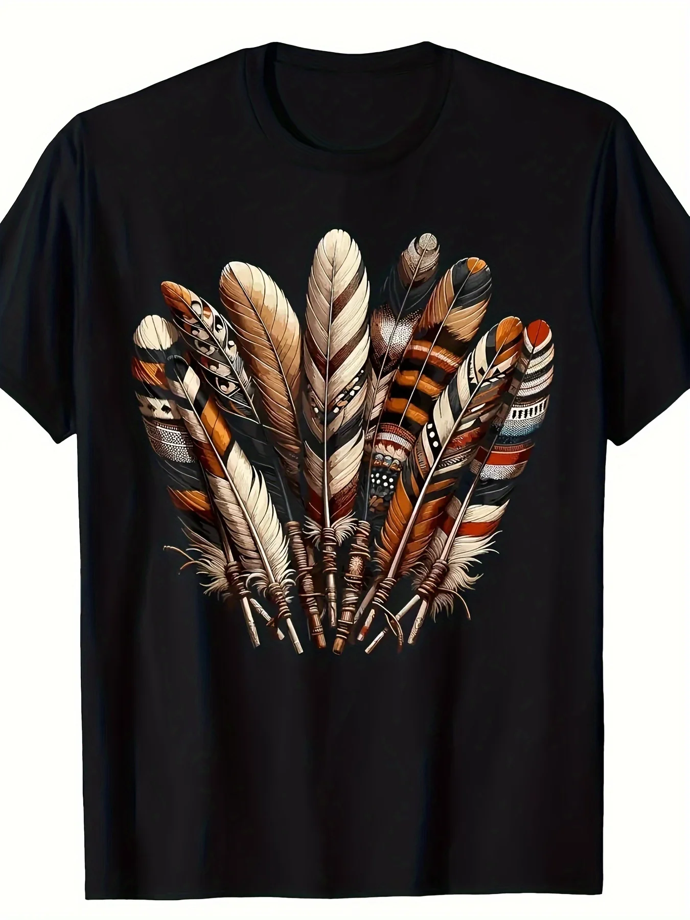 

Southwest Native American Indian Feather T-Shirt - 220g