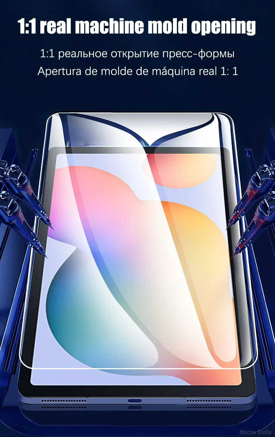 Displayschutzfolie aus gehärtetem Glas für Samsung Galaxy Tab S6 Lite A9 Plus S8 S9 Plus Ultra S7 Fe S9 Fe 12,4 A8 S10 S11 Film – Detail 8