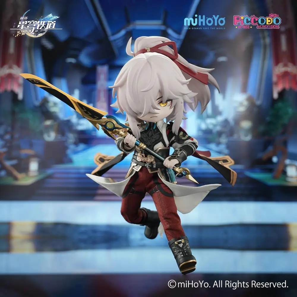 حقيقي 1/12 هونكاي: ستار السكك الحديدية جينغ يوان 16 سنتيمتر المنقولة الشكل تغيير الملابس دمية عمل تمثال جمع تمثال لعبة هدية