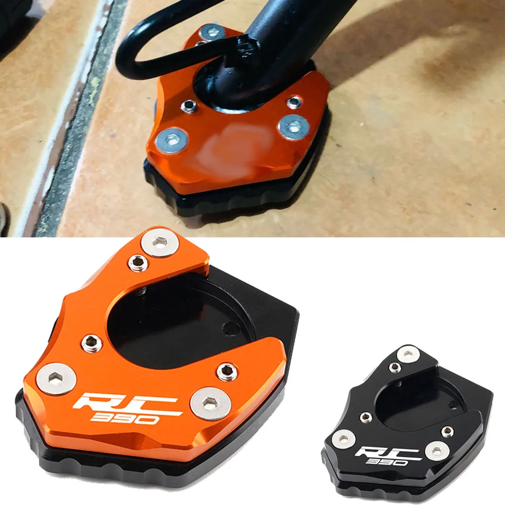 2026 Explosions For KTM DUKE125 DUKE200 DUKE390 RC390 2017-2024 Kickstand Foot Side Stand Extension Pad Support Plate Enlarge