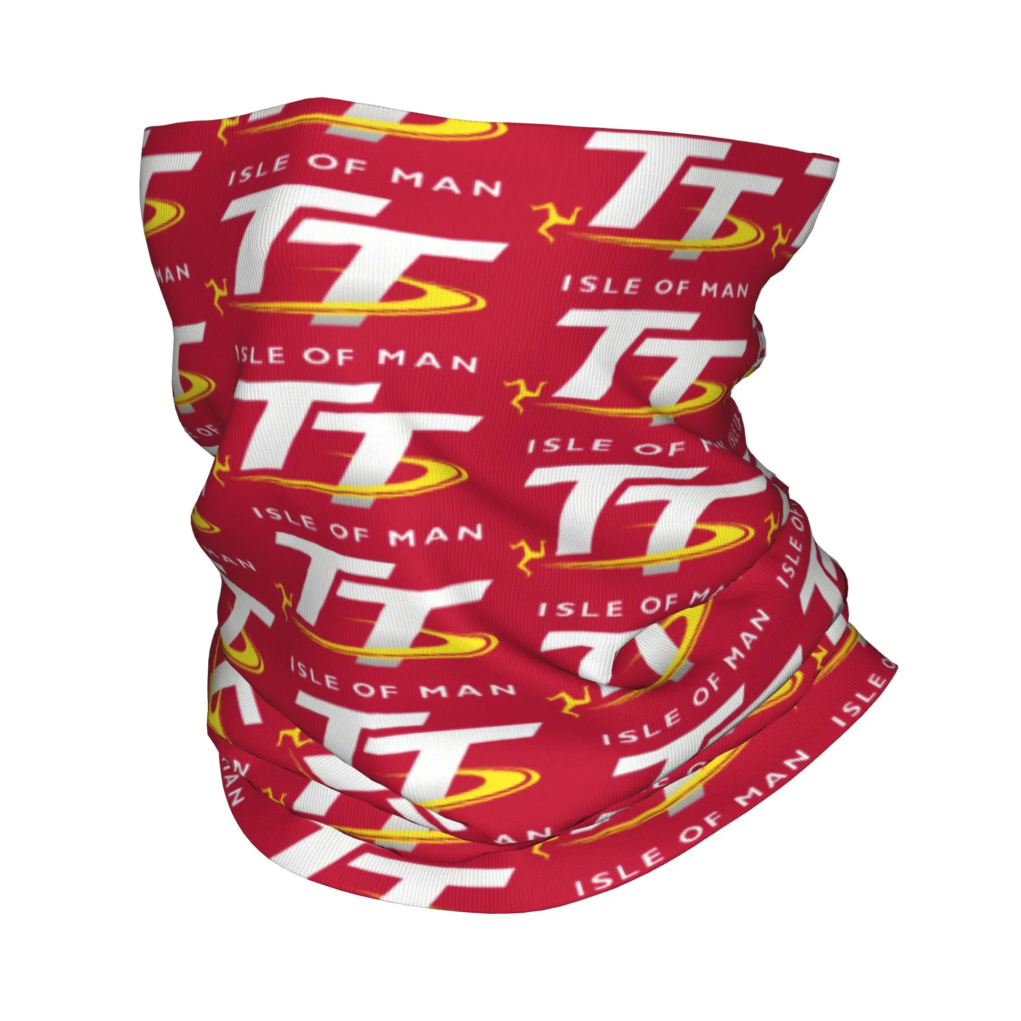 Isle of Man TT Bandana Neck Gaiter UV Protection Face Scarf Cover Men Women Motocross Enduro Cross Headband Tube Balaclava