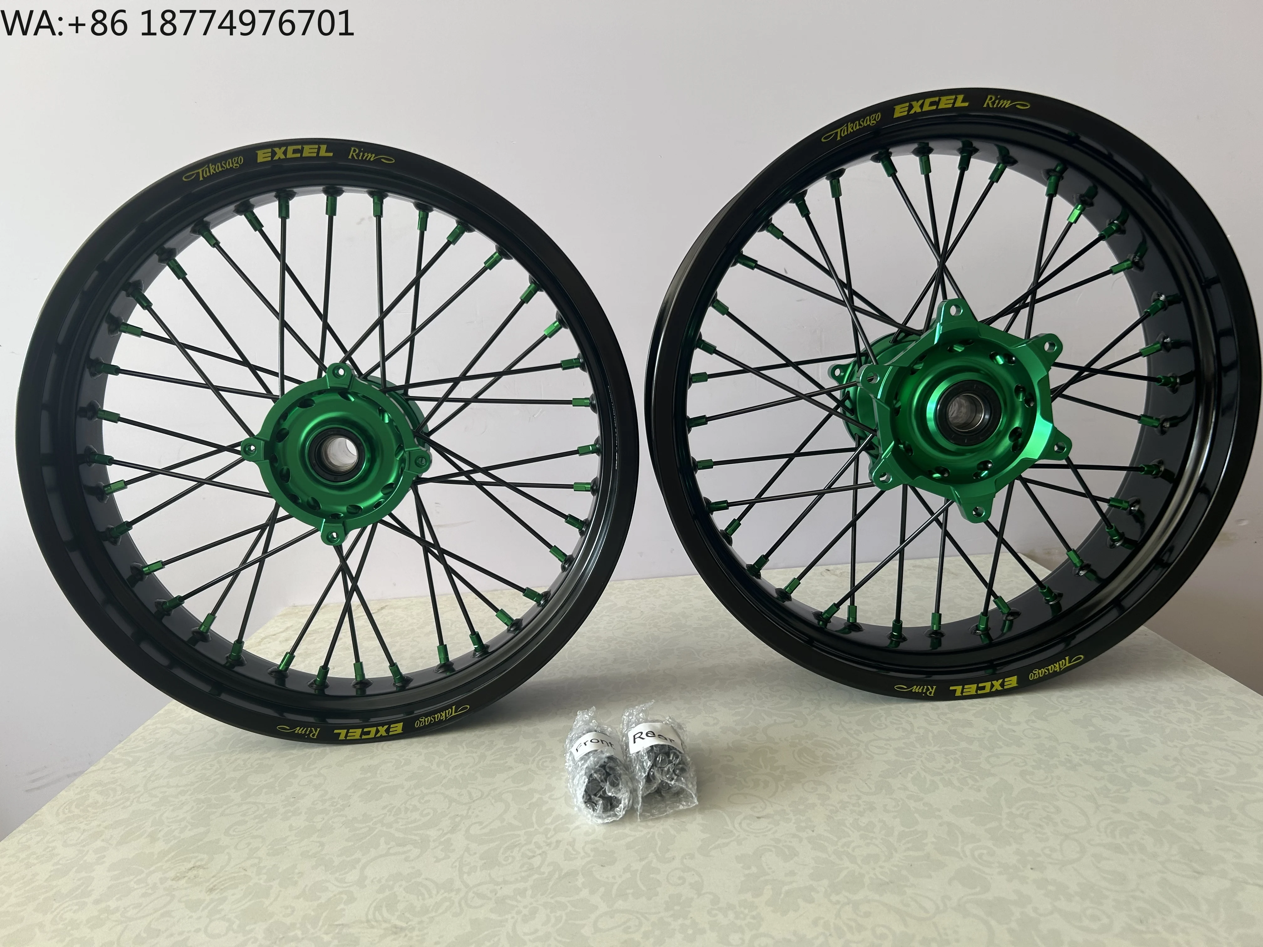

3.5-17/ 4.25-17 Supermoto Rims Fit k Awasaki Kx 450 2024 Supermotard Dirt Bike Wheels
