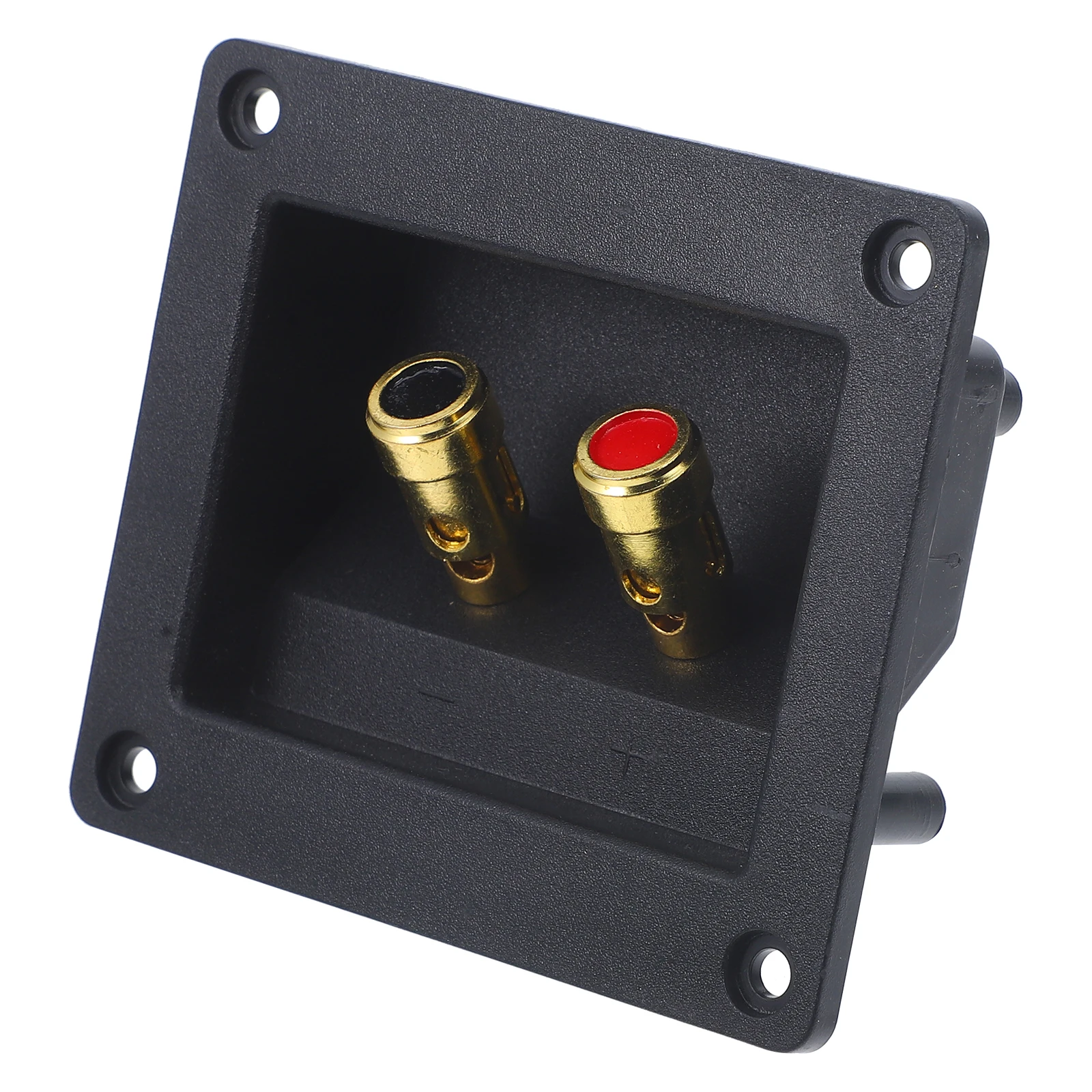 

Car Speaker Terminal Connector Double Binding Post Plate Speaker Box Terminal Cup Subwoofer Audio Wiring Upgrade Easy