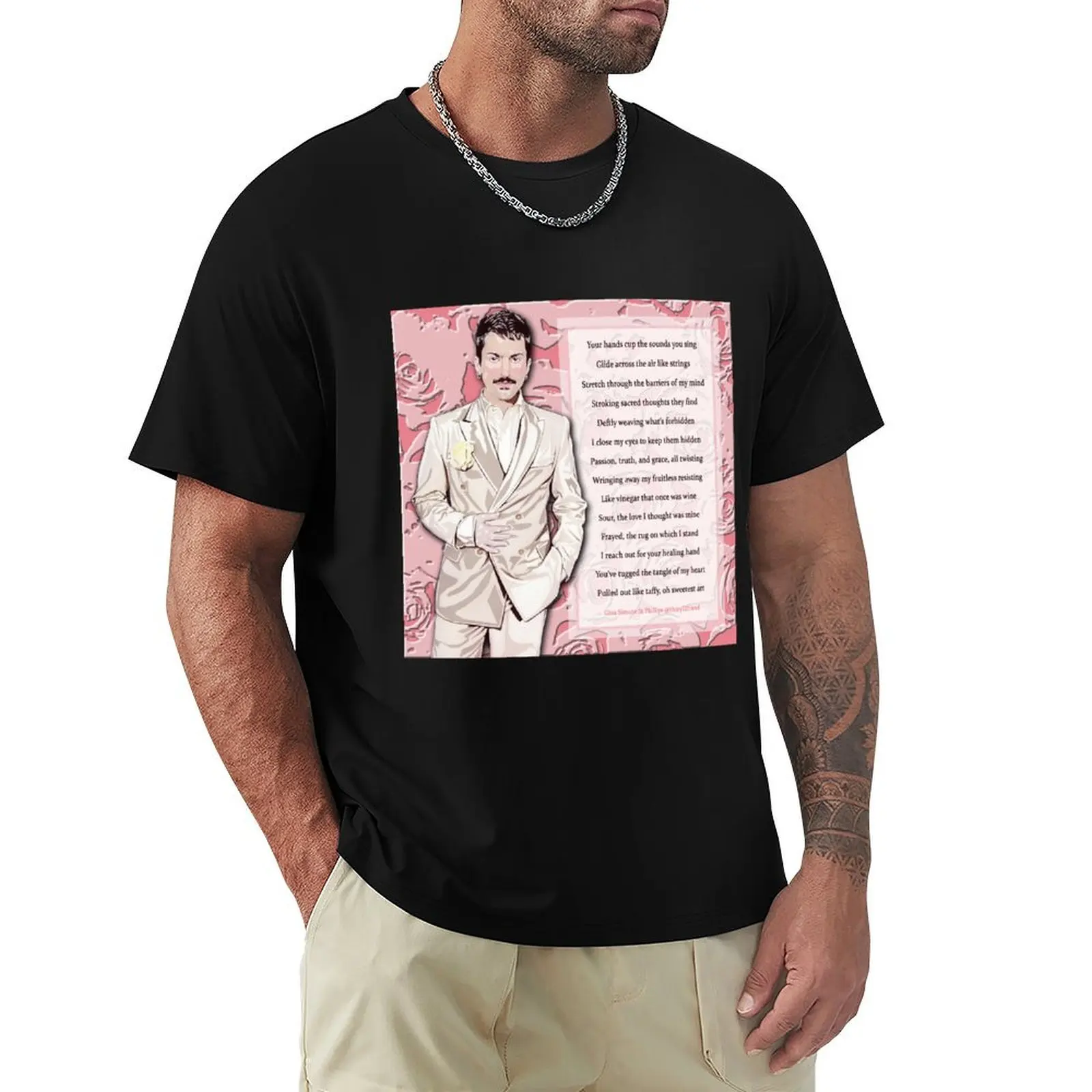 Mitch Grassi de Pentatonix avec Poem T-Shirt T-shirt durable de haute qualité