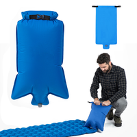 Folding Air Bag for Inflatable Mattress Sleeping Pad Inflatable Bag for Camping Mat Portable Rainproof Storage Camping Tools