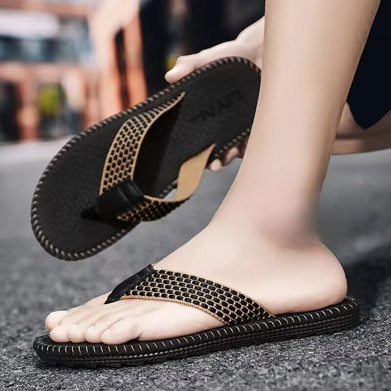 

Мужские шлепанцы, лето 2015, нескользящая повседневная легкая верхняя одежда, пляжная обувь