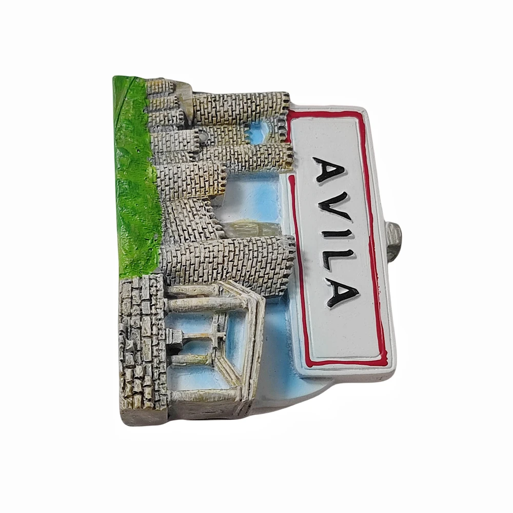 Avila Spain 3D Fridge Magnet Souvenir Gift,Resin Handmade Avila Refrigerator Magnet Home Decoration Collection