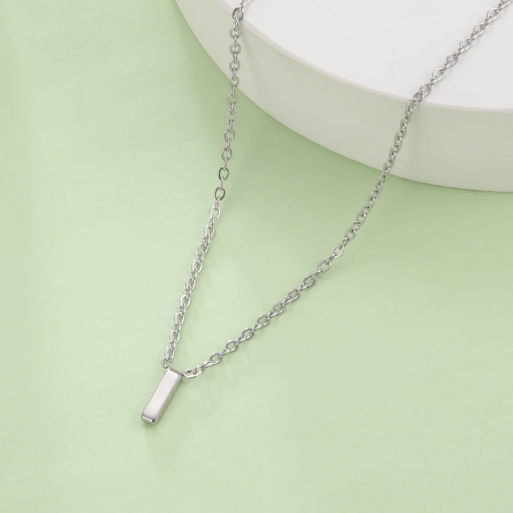Cazador Minimalistische Initial A-Z Buchstaben Halskette für Frauen Alphabet Edelstahl Halsband Ketten Schmuck Geburtstagsgeschenk Großhandel – Detail 18