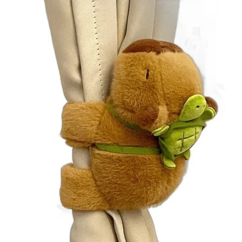 Rytanda capivara clap círculo brinquedos tapa snap envoltório pulseira capivara anel de mão de pelúcia diversão pop círculos crianças presente