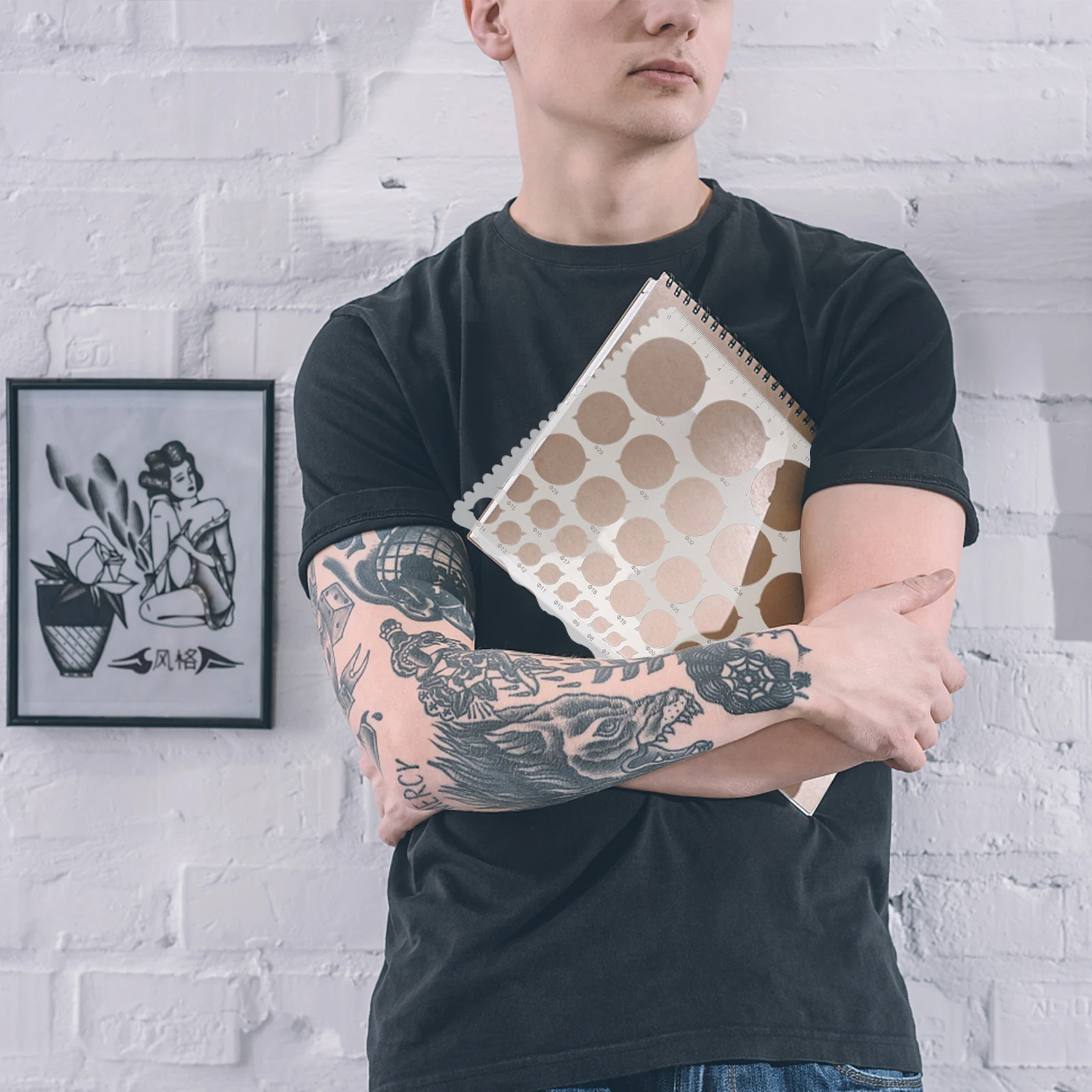 Reusable Plastic Ruler Circle Template Board Mold Lightweight Diy Tool For 3D Paper Crafts Accessories Quilling