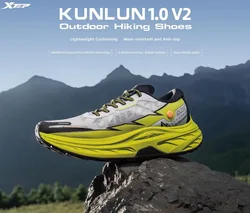 Xtep KUNLUN 1.0 V2 Outdoor shoes For Men 2024 Summer Non-Slip Casual Shoes Breathable Stability Walking Sneakers 976219170001