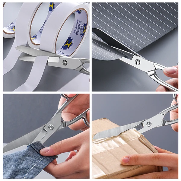 Clothing Scissors Stainless SteelSewing Scissors Fabric Cutter Tool DIY Household Tailor Scissors For Clothing Design