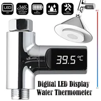 Display Water Temperture LED Shower Quick Installation Easy Installation Self Powered Temperature Thermometer Easy
