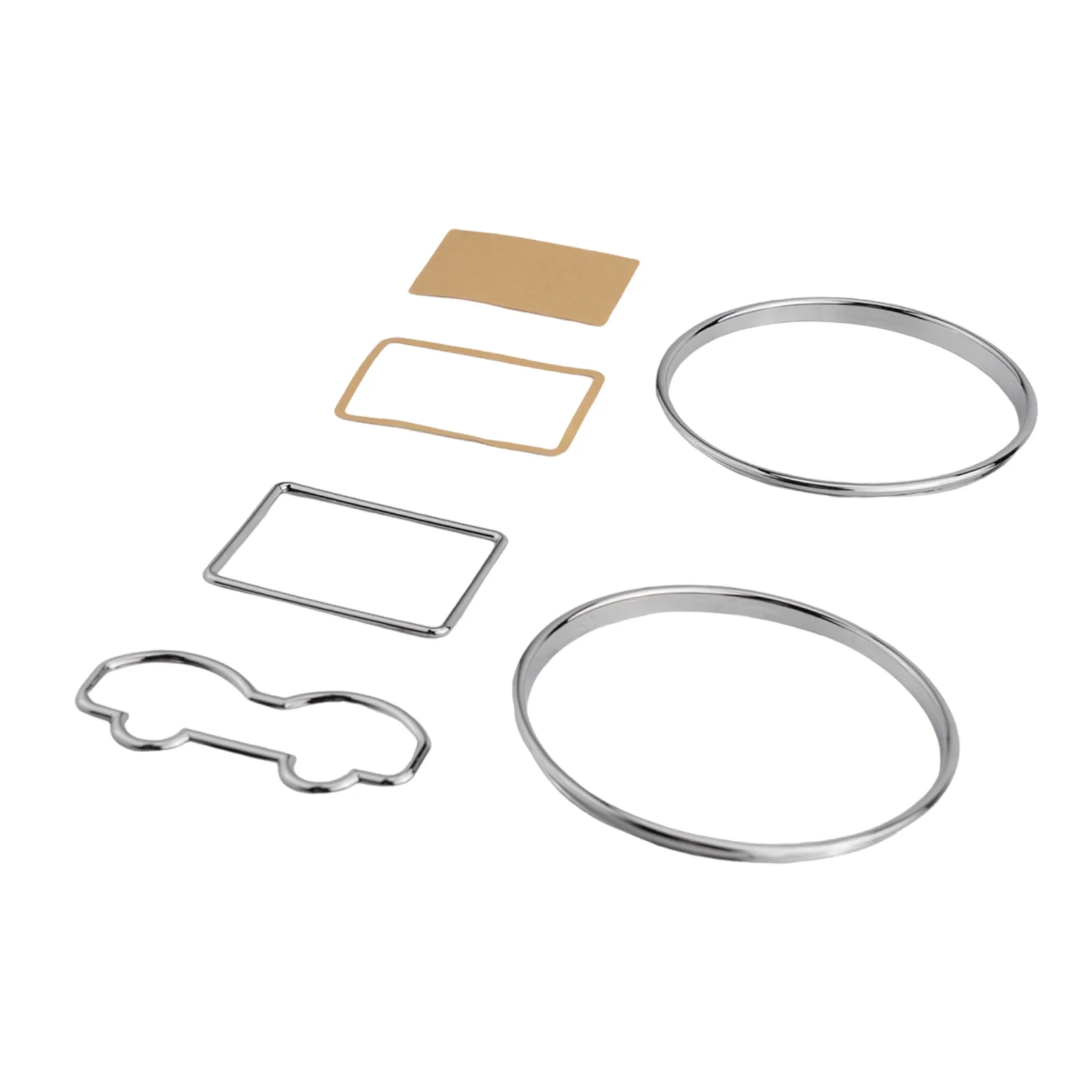 Chrome Dashboard Dial Gauge Ring For Golf For Passat Instrument Panel Speedometer Bezel Trims Decal Interior Accessories
