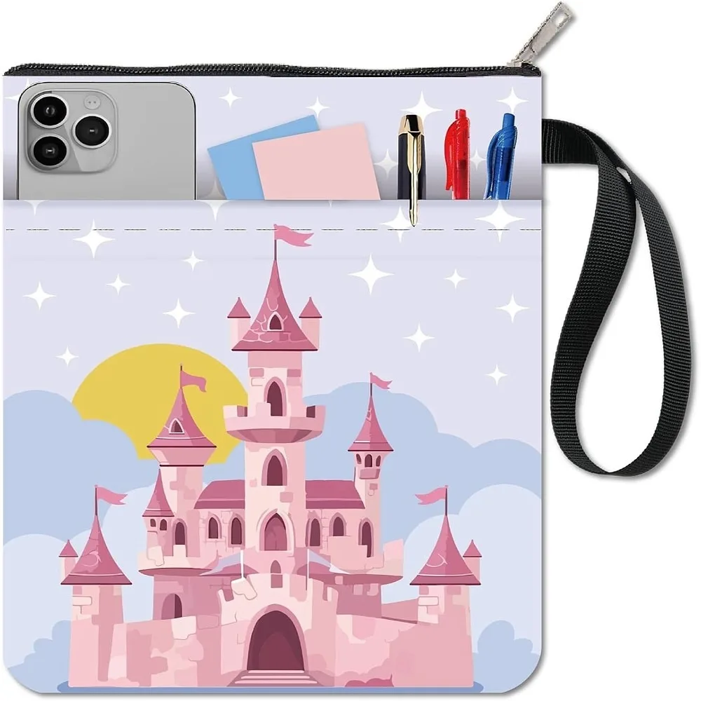 Cloth Book Cover Notebook Wraps Rectangle Castle 280x220mm