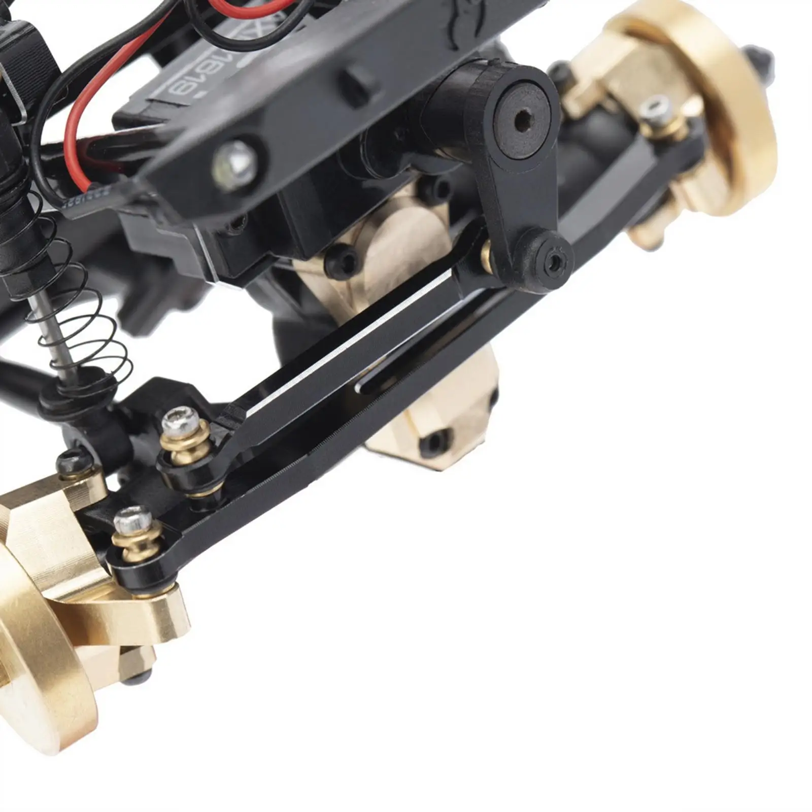 2x1 Set Fernbedienung Auto Lenkstange Links Krawatten für Axial SCX24 AXI90081 Maßstab 1:24 RC Auto Modifikation Teile