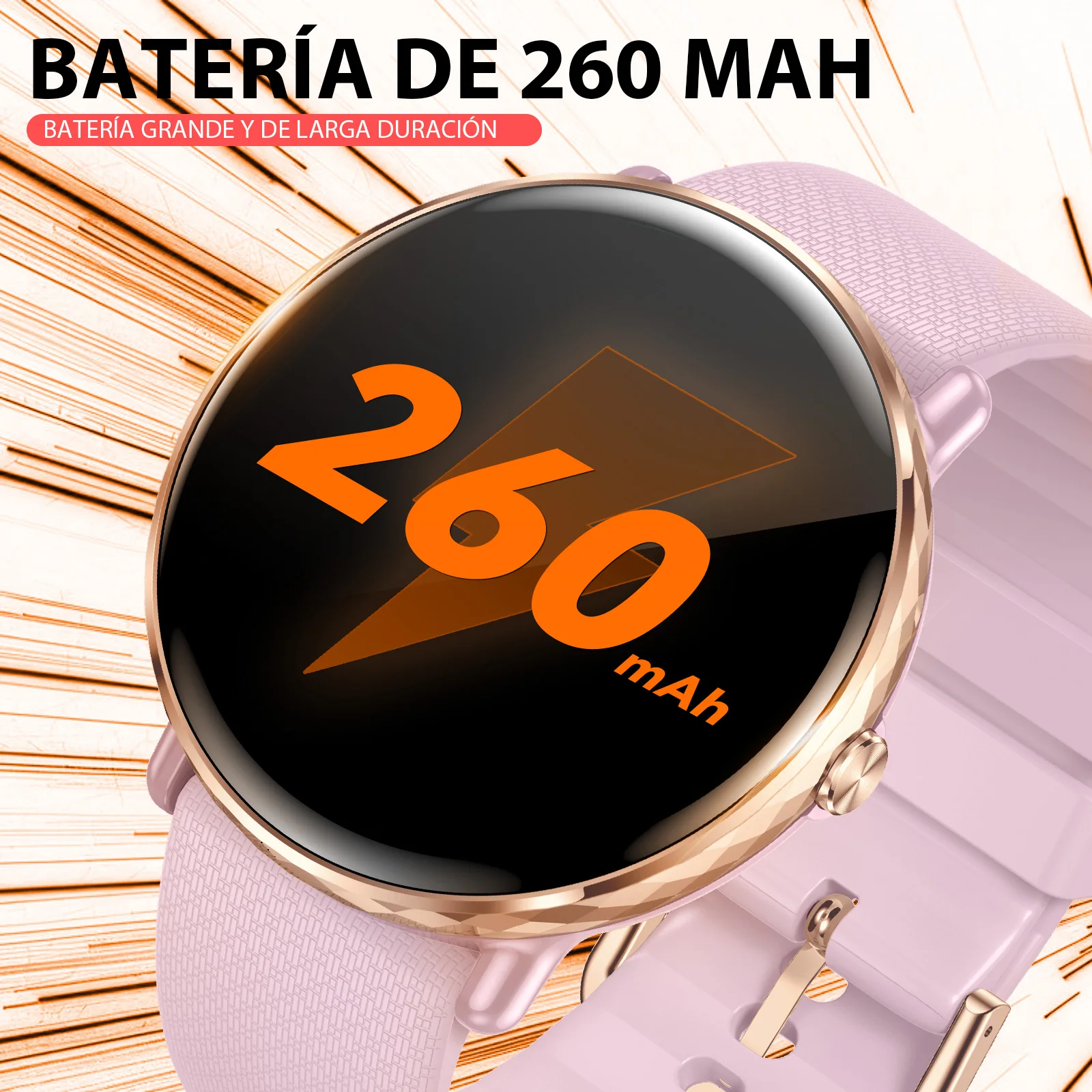 EIGIIS Smart Watch for Men Women  1.78" AMOLED Call/Answer Fitness Tracker Heart Rate Sleep Blood Oxygen Monitor IP68 Waterproof