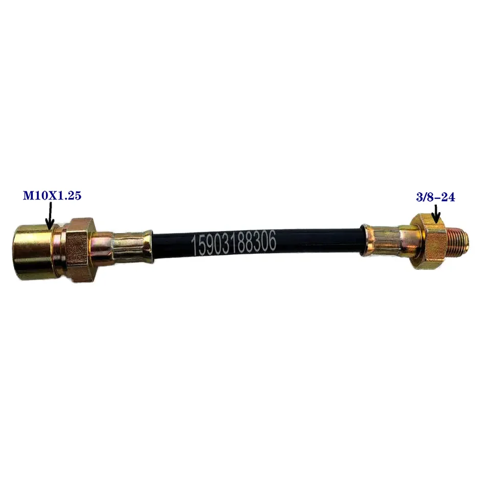 

1/8" PTFE Braided Stainless Steel Motorcycle & Car Brake Oil Hose Kits with Iron End Fittings Auto Brake Hoses