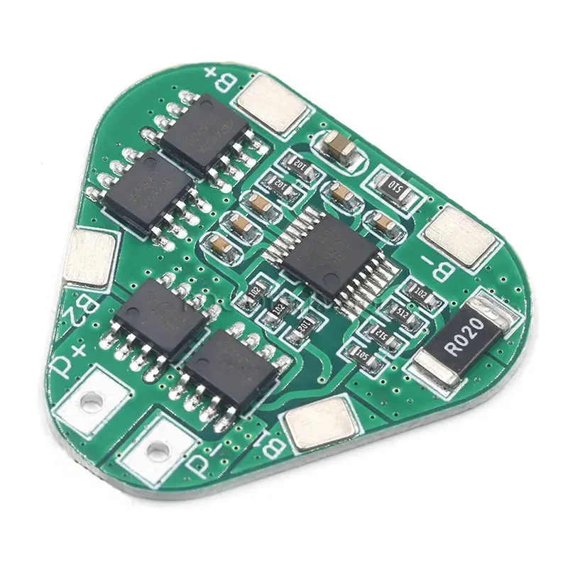 Placa da proteção da bateria do lítio, sobrecarga-descarga protege, 8A 3 bloco da pilha, PWB do Li-íon BMS PCM, 11.1 12.6V, 3S, 12V, 18650