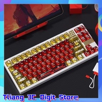 Eva Asuka Theme Keycap Pbt/Pc Combination Translucent Mechanical Keyboard Custom Keycap Tablet Laptop Pc Gaming Keyboard Gift