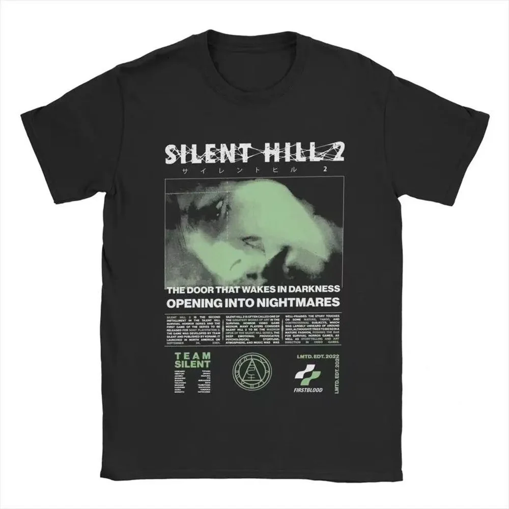 Men Women Silent Hill 2 T Shirts Cotton Clothing Casual Short Sleeve Round Neck Tee Shirt Adult T-Shirts 01336