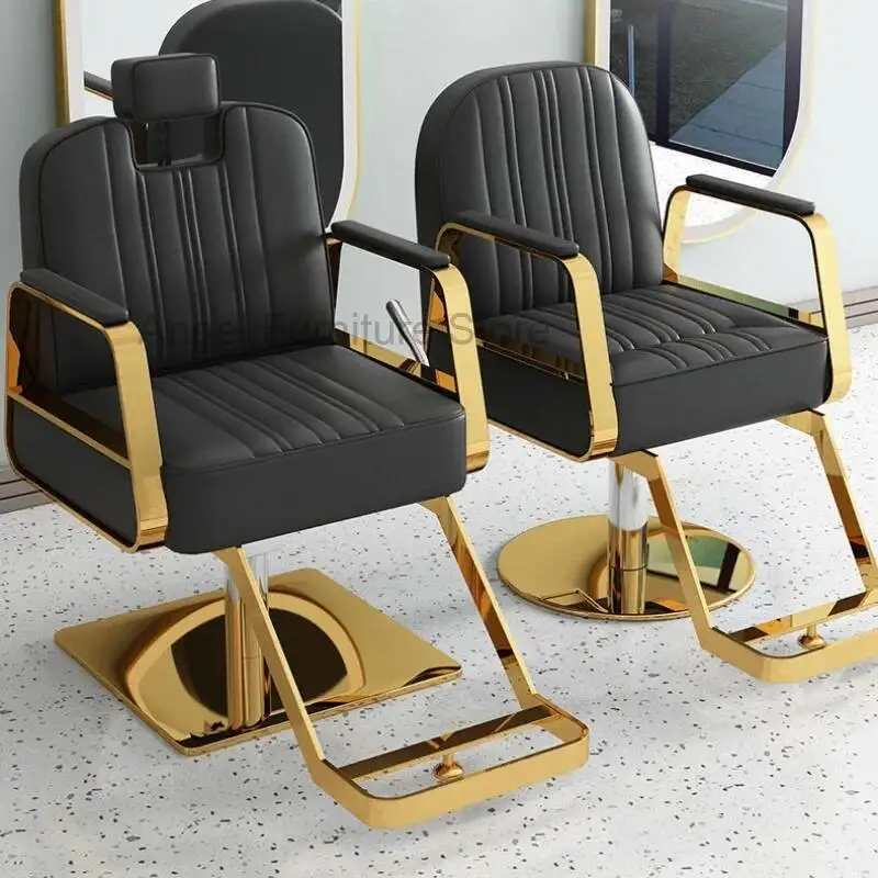 

Chairs Facial Swivel Hairdresser Salon Ergonomic Barber Beauty Barber Chairs Cosmetic Reception Chaise Barbier Furniture SR50BC