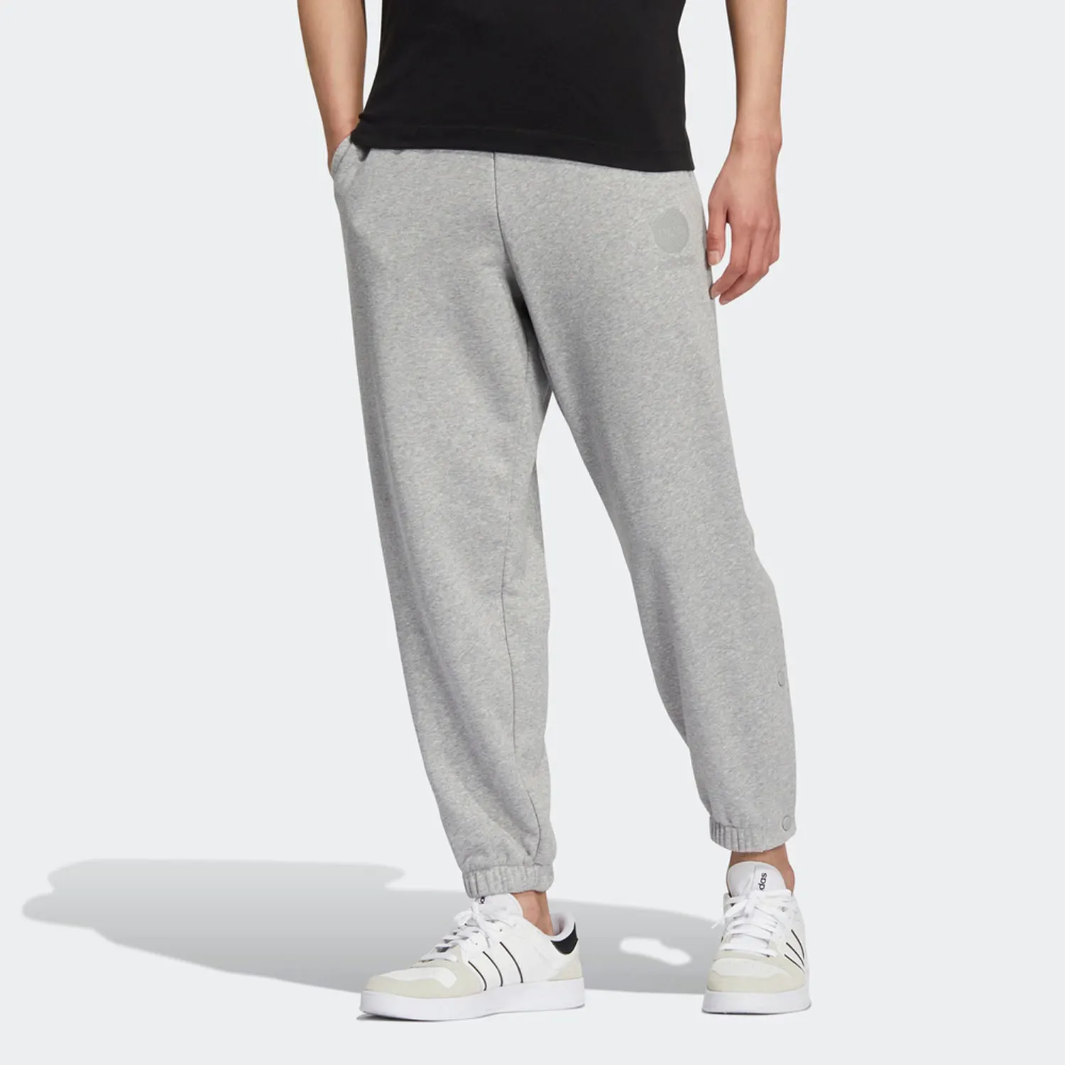 

Adidas Official Authentic NEO Мужские спортивные повседневные дышащие простые длинные брюки на пуговицах спереди HM9992