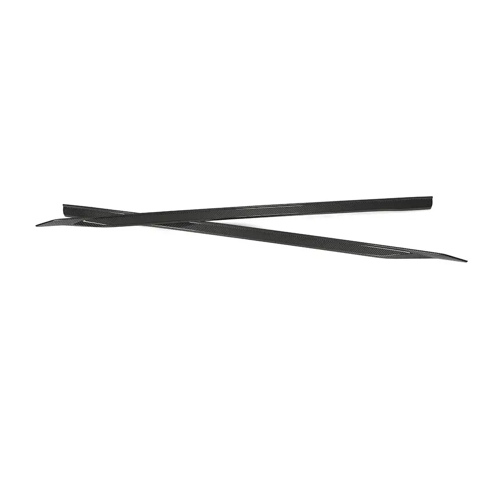 Genuine Carbon Fiber I5 M60 Side Skirt Extension Add On Under Plate For BMW 5 Series I5 G60 M Sport X Drive Electric 2024+