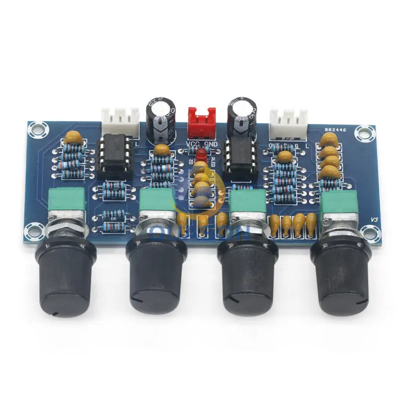 XH-A901 NE5532 Tone Board preamp Pre-amp With treble bass volume adjustment pre-amplifier Tone Controller For amplifier Board