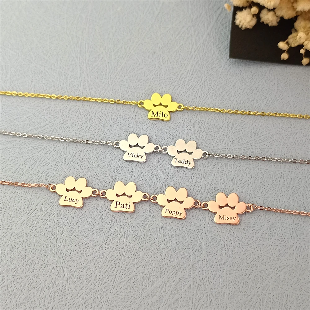 Custom Paw Print Anklet Bracel - đánh giá và giá Anklet Foot Chain