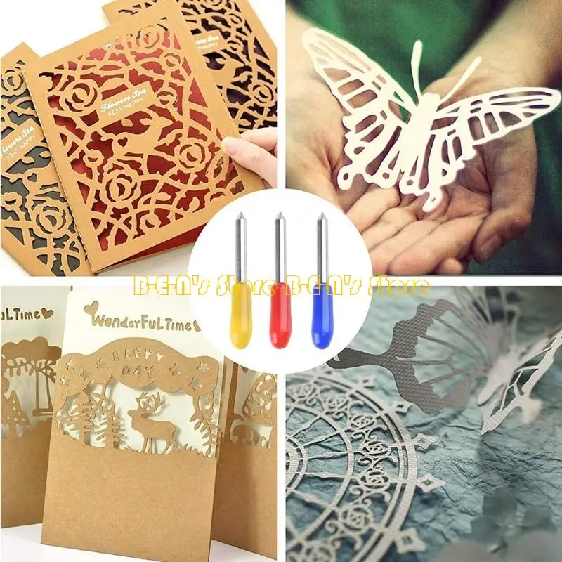 

Y1AD 30/45/60° Roland Vinyl Cutter Cutting Plotter Blade with Blade Holder Steel Milling Cutter for Graphtec CB09