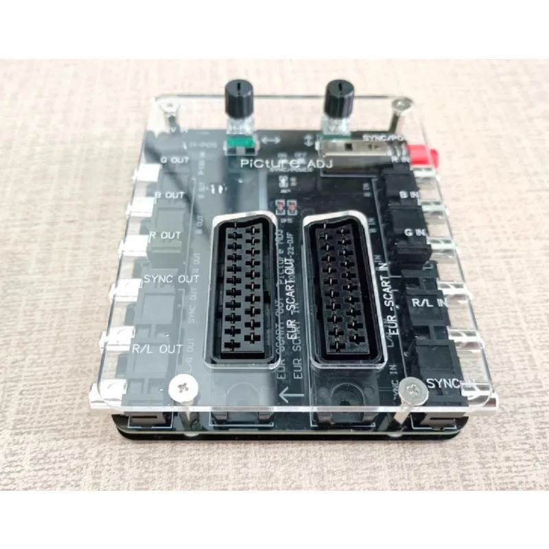 RGBS/SCART European standard screen position adjuster