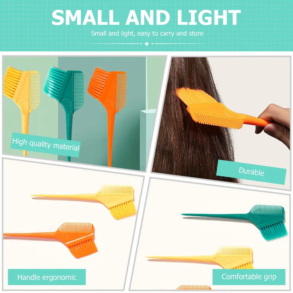 

Набор из 3 профессиональных кистей для окрашивания волос с длинной ручкой для равномерного нанесения краски дома, в салоне или парикмахерской