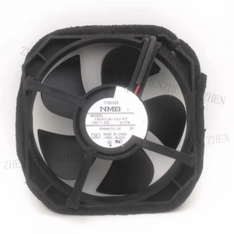 

Y NMB 15047JA-12J-YT 12V DC 0.17A 3-Wire for Refrigerator Cooler Cooling Fan