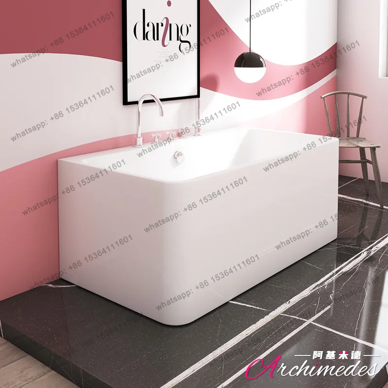 Three-sided group surf massage bath tray, acrylic independent bathtub AJ-6071