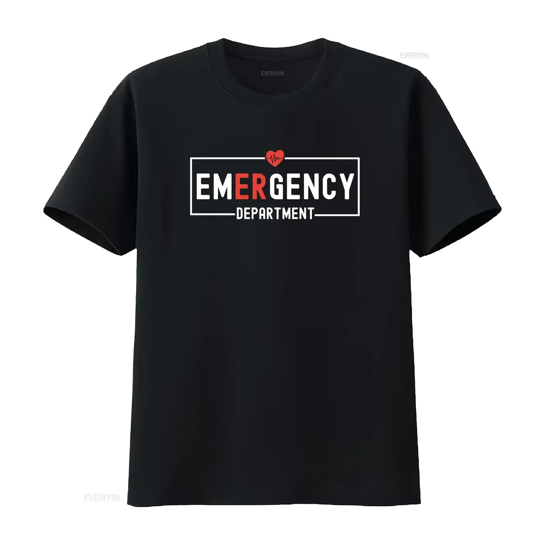Emergency DepartmenT T Shirt ER Nurse New Registered Nursing vintage Washed fashion streetwear Casual Comfortable Versatile