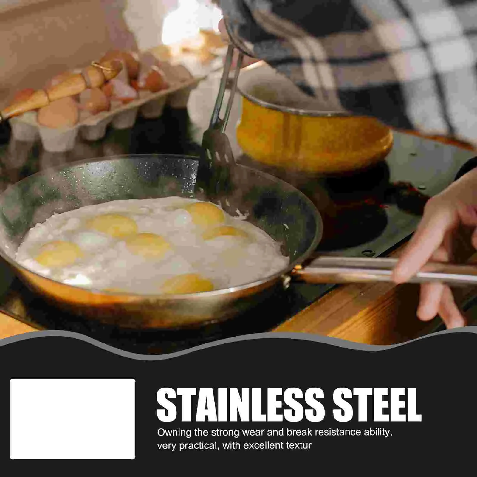 Detachable Pot Handle Part Kitchen Anti-scald Accessories Replacement Milk Pan Removable Wok Stainless Steel Replaceable Fry