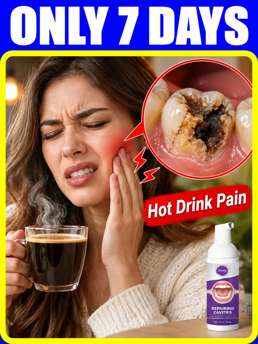 Say Goodbye To Black Spots With Gentle Foam Cleaning For Everyday Smile Care