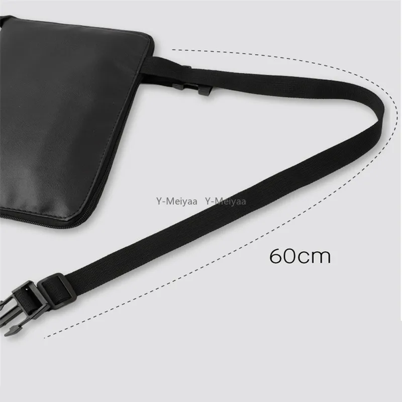 Multi-function Large Capacity 1PC PU Makeup Brush Bag With Zipper Belt Cosmetic Bag For Professional Makeup Artist Storage Bag