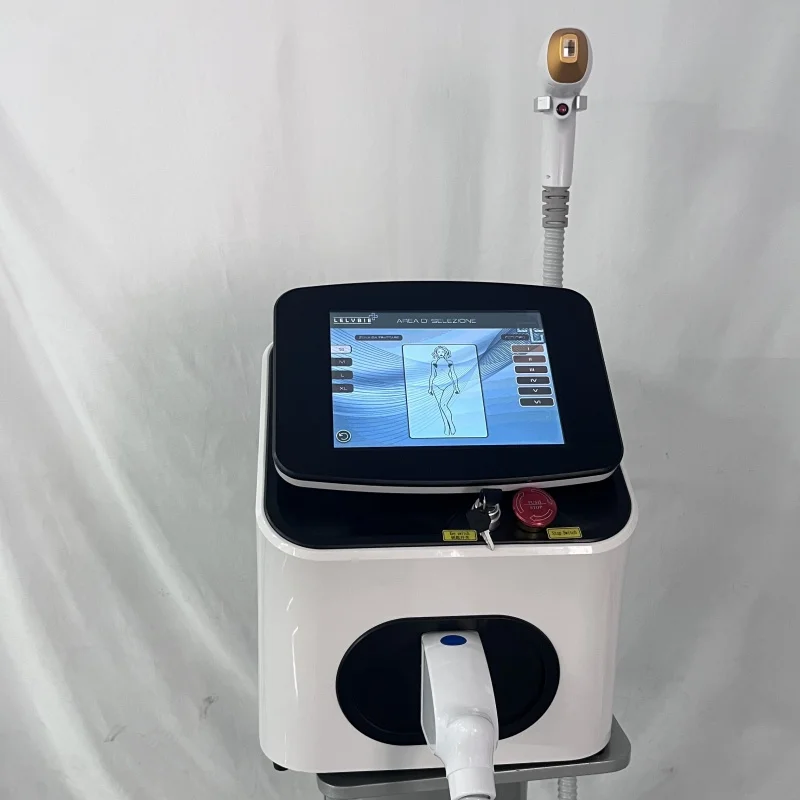 الجليد غير مؤلم الكسندريت الليزر مزيل الشعر الدائم 755nm 808nm 1064nm ديود آلة إزالة الشعر بالليزر إزالة الشعر النهائي