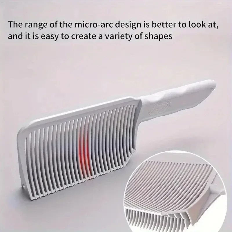 1/2Pcs Professional Barber Combs Hair Cutting Comb Men Anti Static Flat Top Fade Comb Brush Styling Tools Wide-toothed Comb