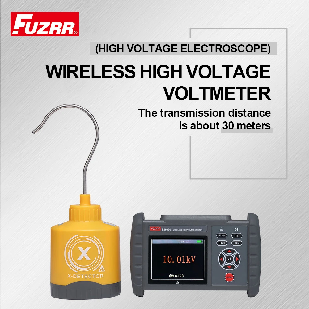 FUZRR ES9070 High Voltage AC Voltmeter for Accurate Reading and High Voltage Measurement