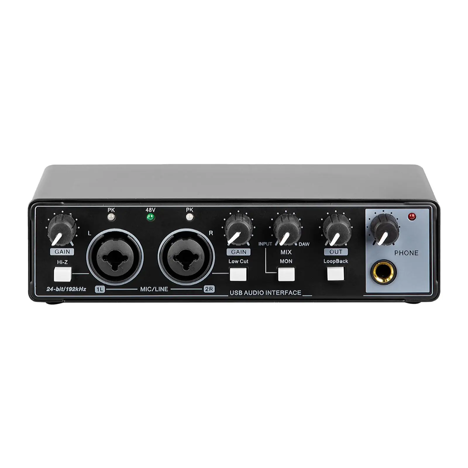 External Sound Board Audio Adapter Voice Changer for Live Streaming Home Entertainment Recording Broadcasting Gaming