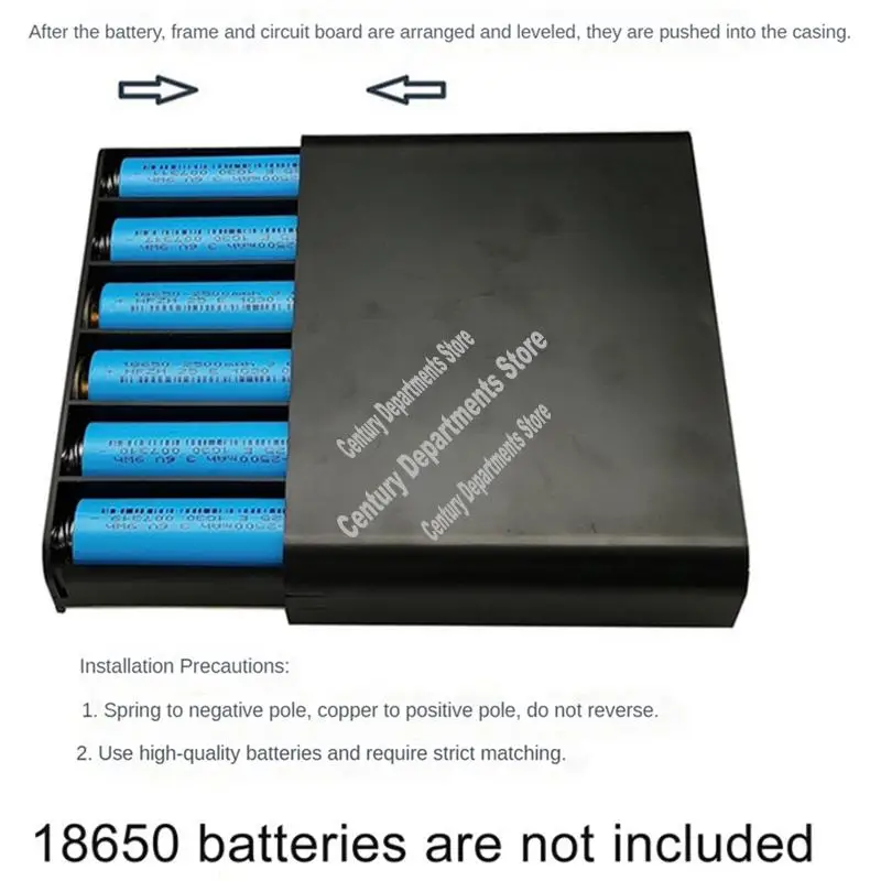 

ABRM-USB 5V 9V 12V Output DIY 18650 Battery UPS Power Supply Box For DVR Wireless Router Modem Mobile Phone LED