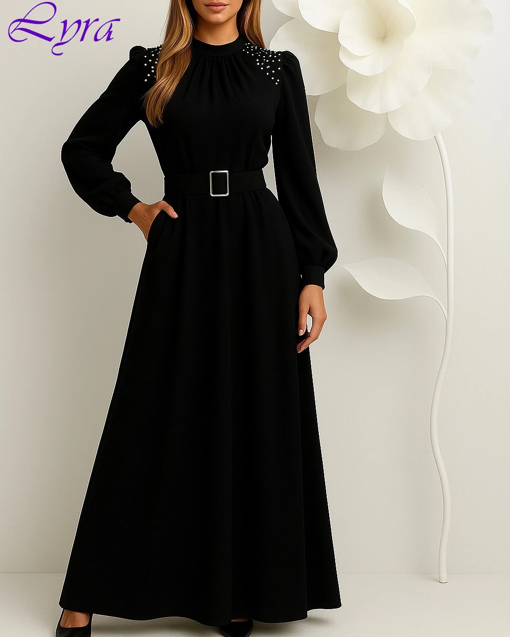 

Customized A-Line Crew Neck Elegant Fashion Evening Dress Delicate Temperament Party Gowns High Quality Bespoke Occasion Gowns