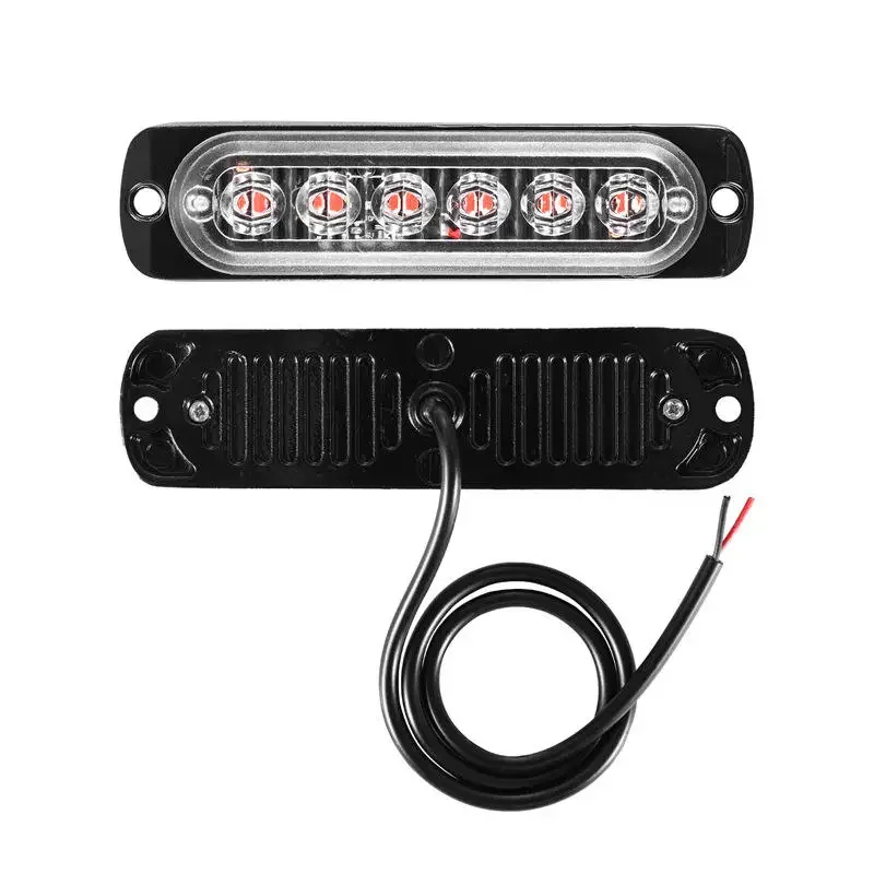 4pcs LED Emergency Strobe , Warning Flashing Caution Construction Lights For Car Truck Beacon Hazard