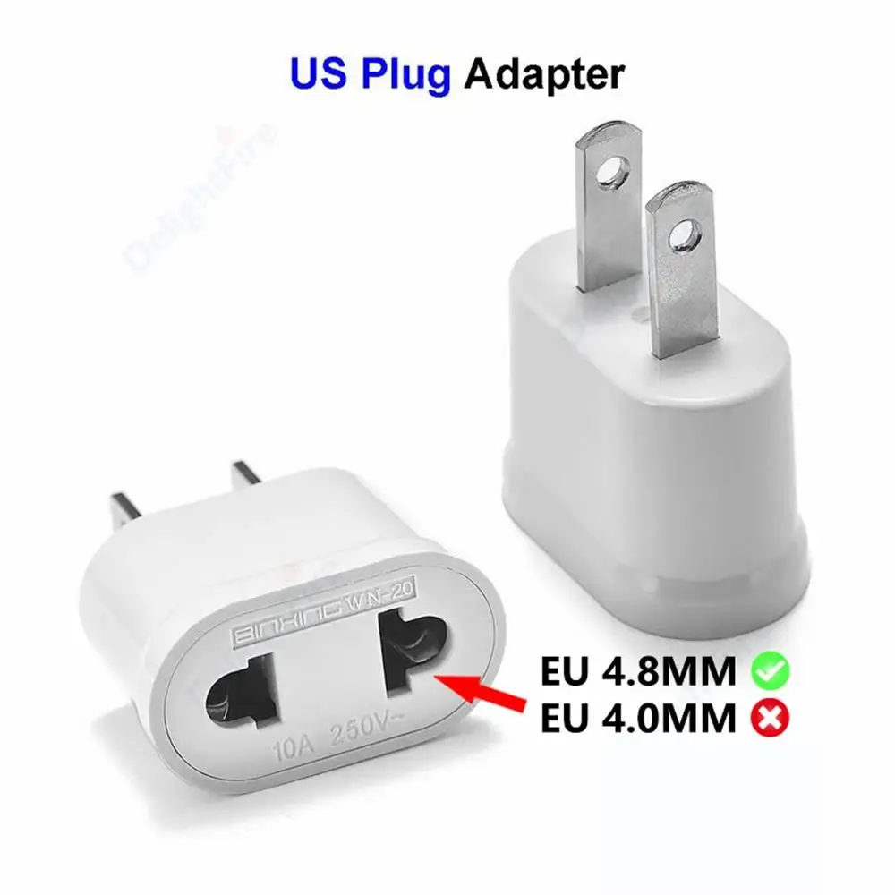 US/EU/AU Power Plug Adapter European Socket EU To US Plug Adapter Electric Charger Socket Japan China Americana AC Converter