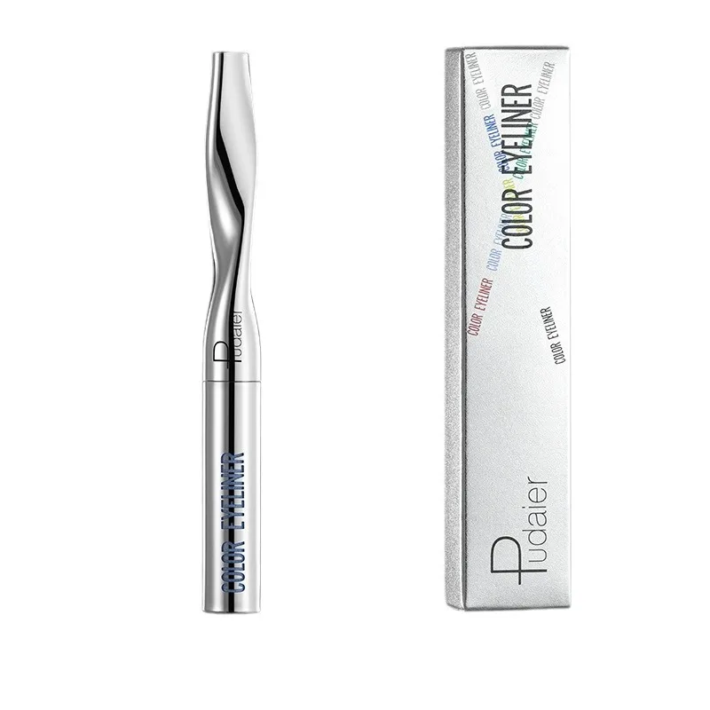 สีสันอายไลเนอร์กันน้ํา Matte Pearllight Liquid Eyeliner ปากกายาวนานสีเขียวสีเหลืองสีม่วงสีฟ้าสีขาว Eye Liner